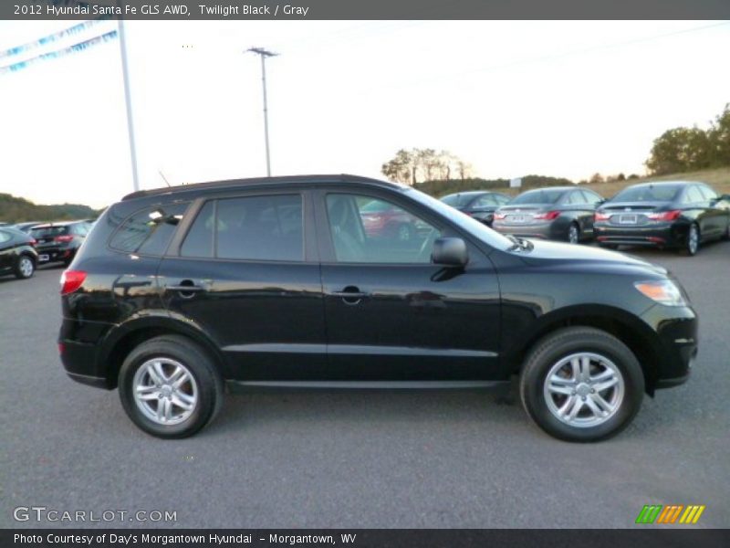 Twilight Black / Gray 2012 Hyundai Santa Fe GLS AWD