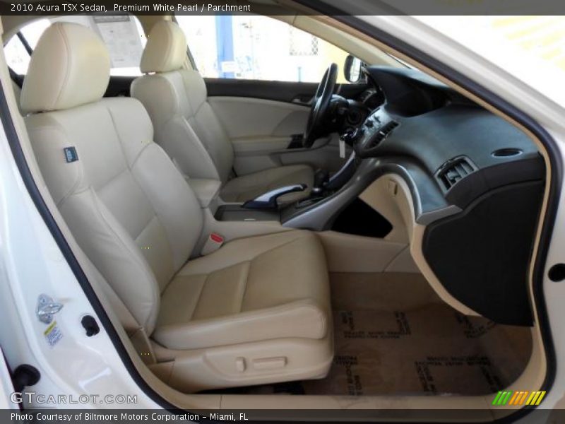 Premium White Pearl / Parchment 2010 Acura TSX Sedan