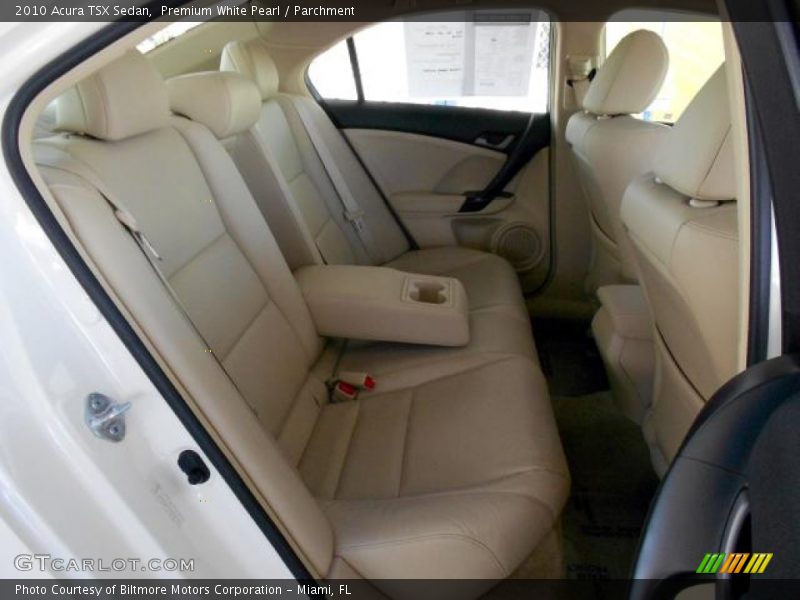 Premium White Pearl / Parchment 2010 Acura TSX Sedan
