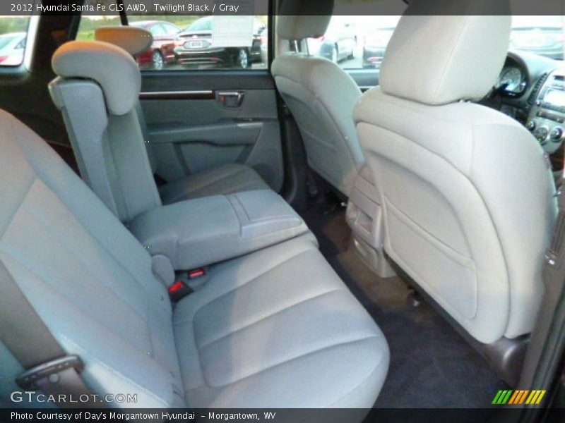 Twilight Black / Gray 2012 Hyundai Santa Fe GLS AWD