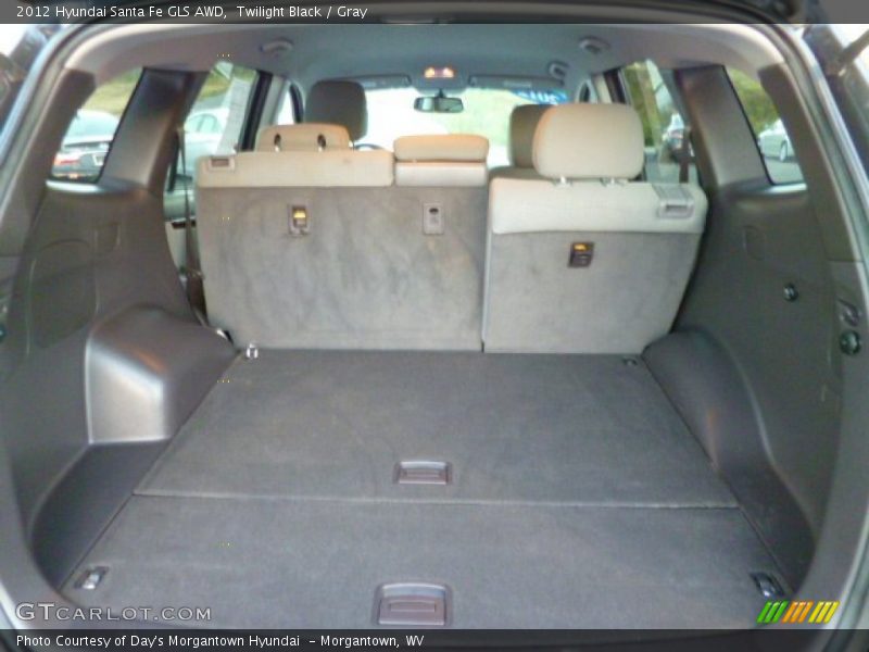 Twilight Black / Gray 2012 Hyundai Santa Fe GLS AWD