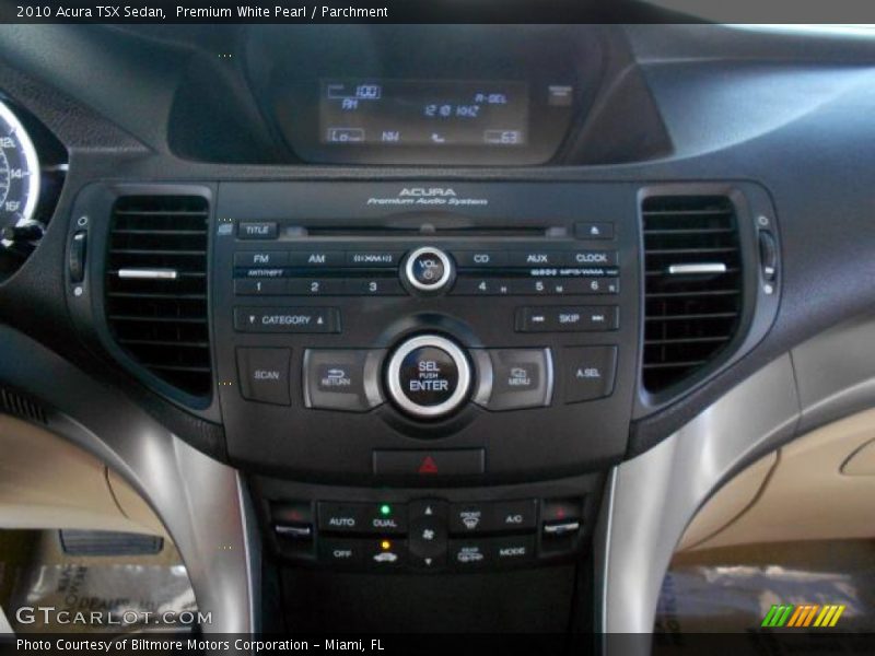 Premium White Pearl / Parchment 2010 Acura TSX Sedan