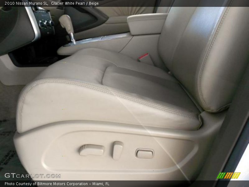 Glacier White Pearl / Beige 2010 Nissan Murano SL