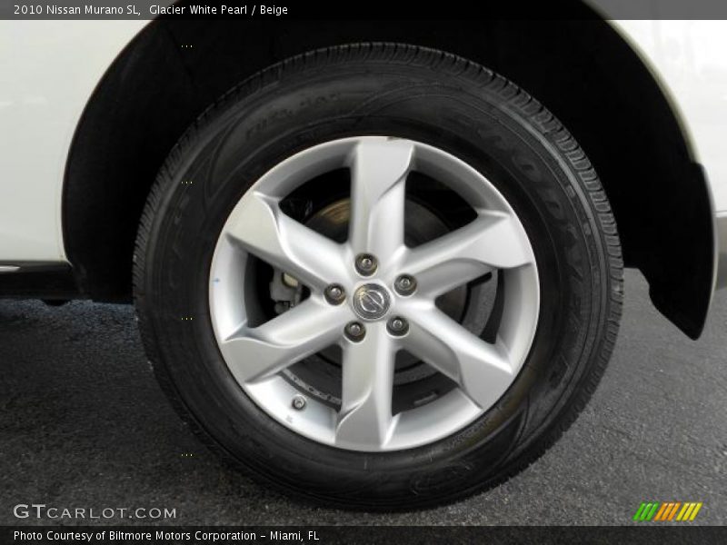 Glacier White Pearl / Beige 2010 Nissan Murano SL