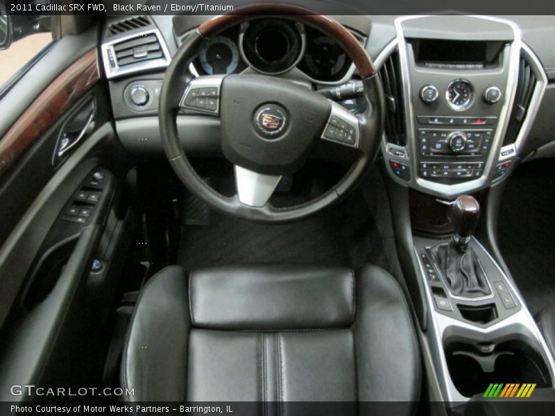 Black Raven / Ebony/Titanium 2011 Cadillac SRX FWD