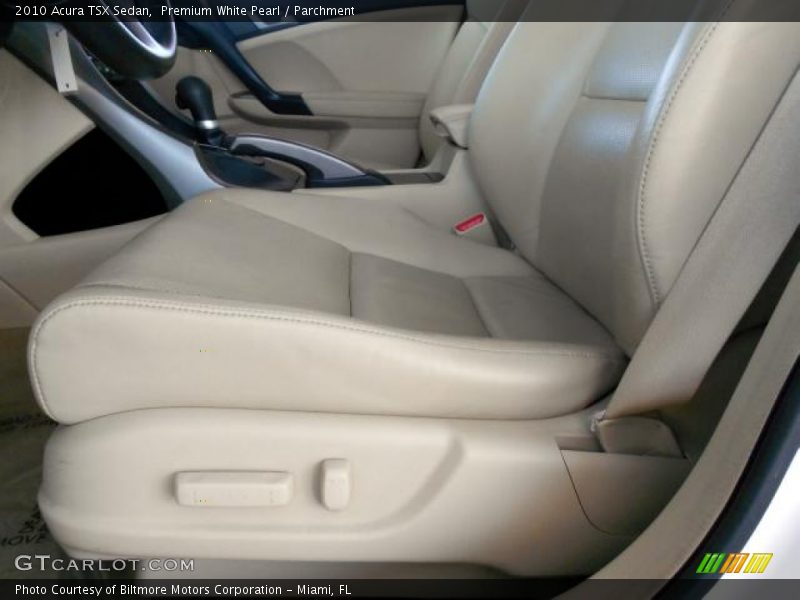 Premium White Pearl / Parchment 2010 Acura TSX Sedan