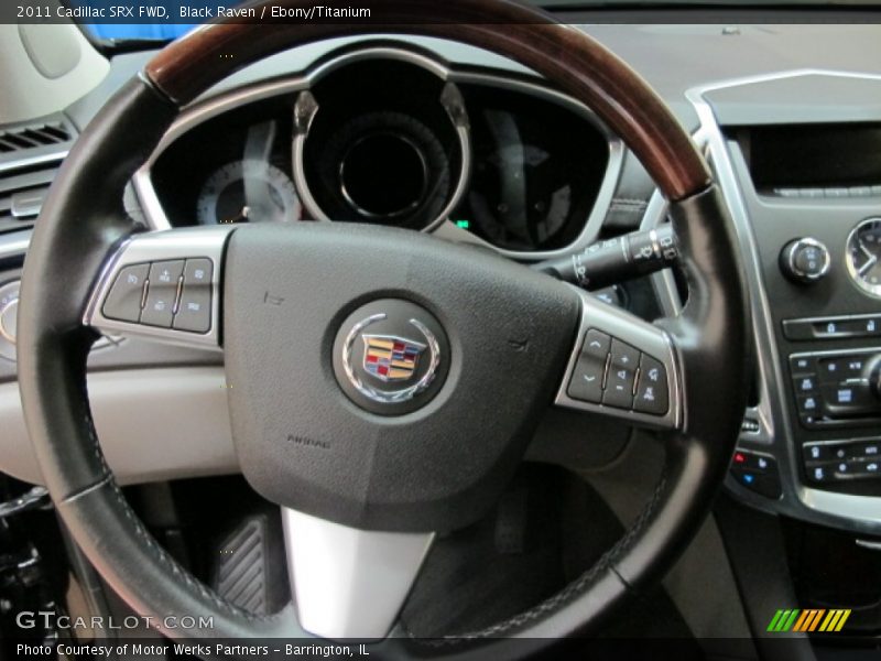 Black Raven / Ebony/Titanium 2011 Cadillac SRX FWD