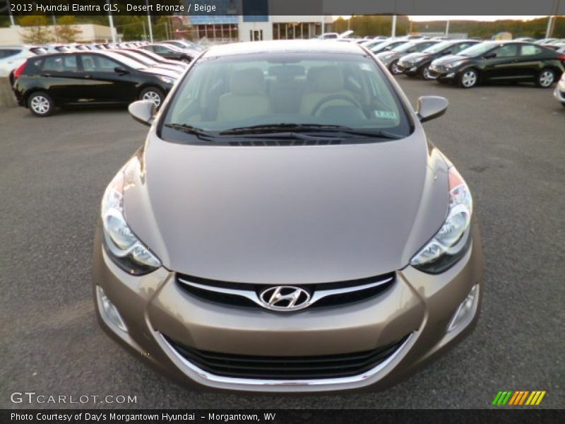 Desert Bronze / Beige 2013 Hyundai Elantra GLS