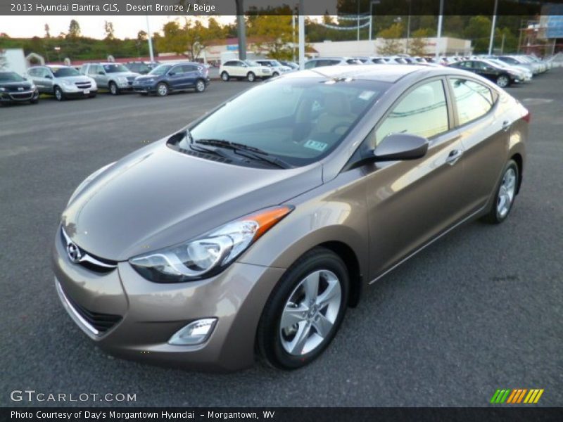 Desert Bronze / Beige 2013 Hyundai Elantra GLS