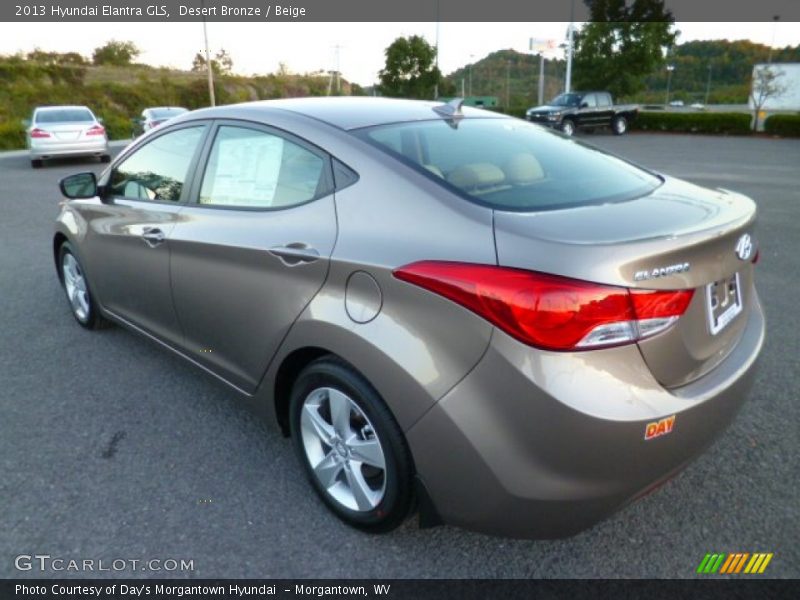 Desert Bronze / Beige 2013 Hyundai Elantra GLS