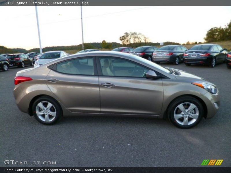 Desert Bronze / Beige 2013 Hyundai Elantra GLS