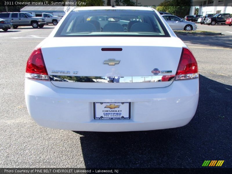 Summit White / Gray 2011 Chevrolet Impala LT
