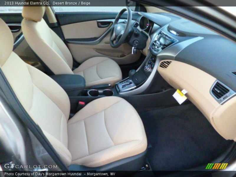 Desert Bronze / Beige 2013 Hyundai Elantra GLS