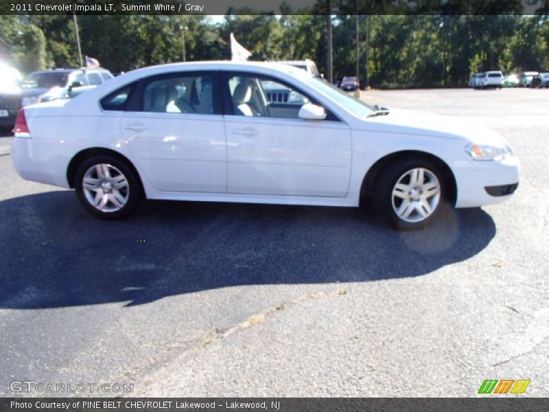Summit White / Gray 2011 Chevrolet Impala LT