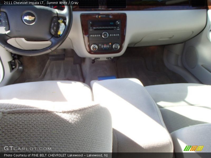 Summit White / Gray 2011 Chevrolet Impala LT