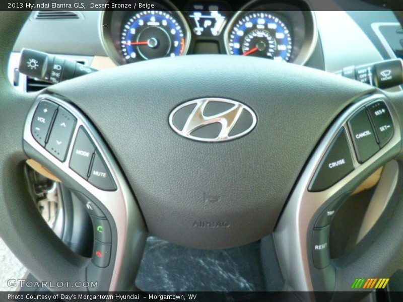 Desert Bronze / Beige 2013 Hyundai Elantra GLS