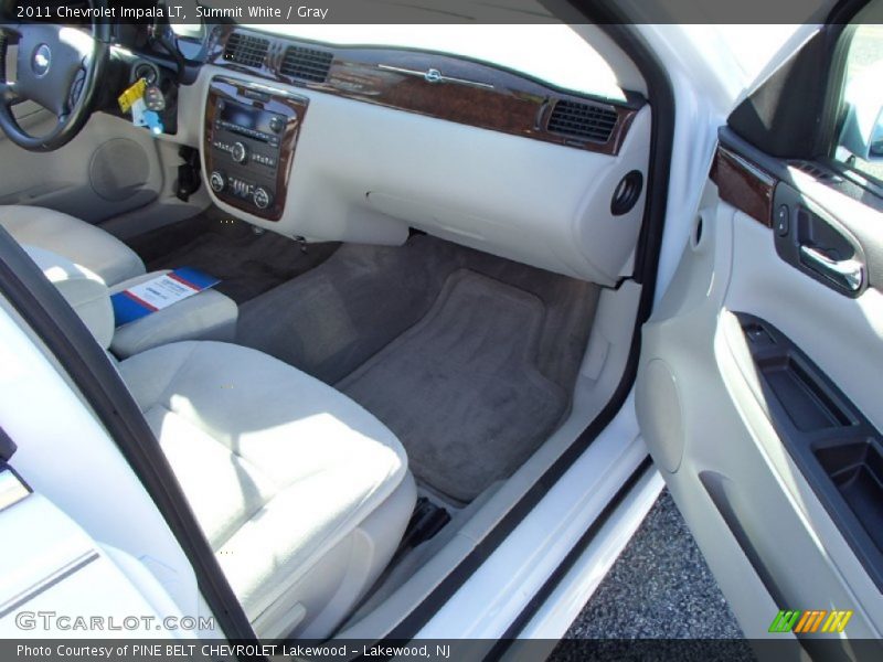 Summit White / Gray 2011 Chevrolet Impala LT