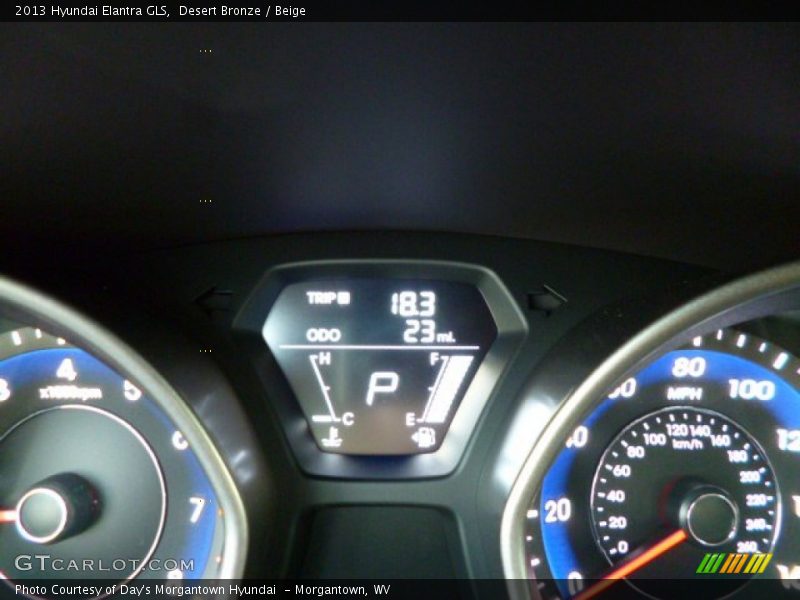 Desert Bronze / Beige 2013 Hyundai Elantra GLS