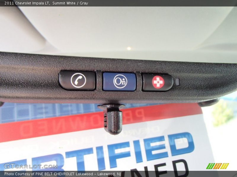 Summit White / Gray 2011 Chevrolet Impala LT