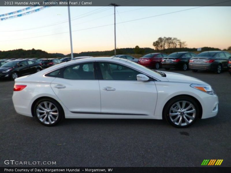 Porcelain White Pearl / Camel 2013 Hyundai Azera