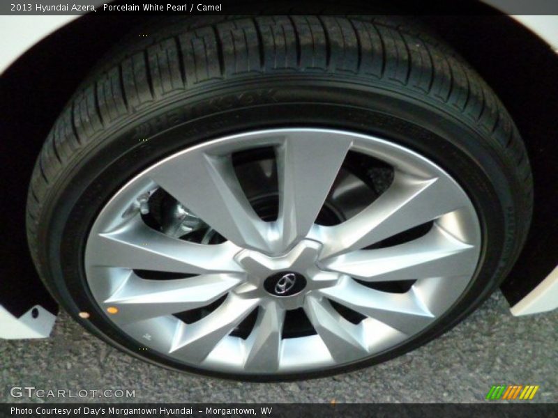 Porcelain White Pearl / Camel 2013 Hyundai Azera