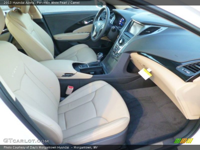 Porcelain White Pearl / Camel 2013 Hyundai Azera