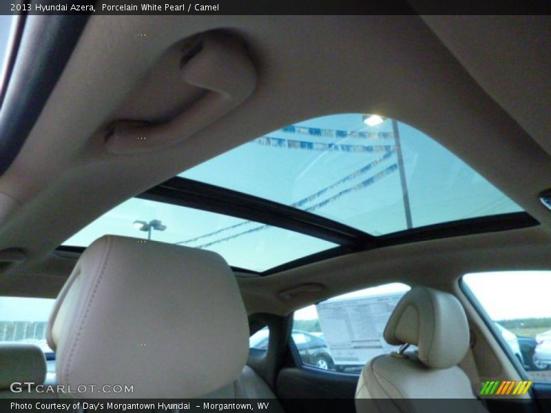 Porcelain White Pearl / Camel 2013 Hyundai Azera