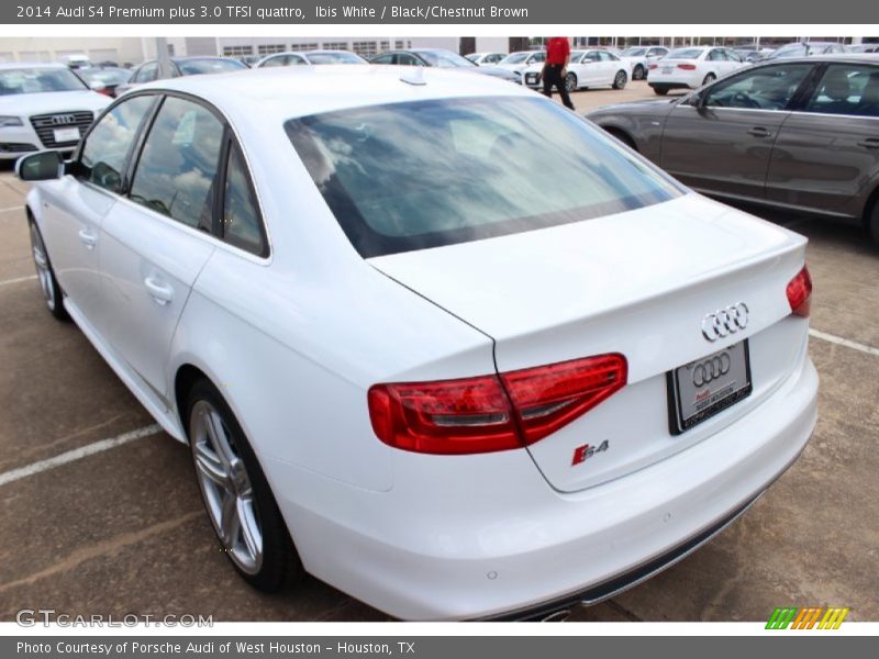 Ibis White / Black/Chestnut Brown 2014 Audi S4 Premium plus 3.0 TFSI quattro