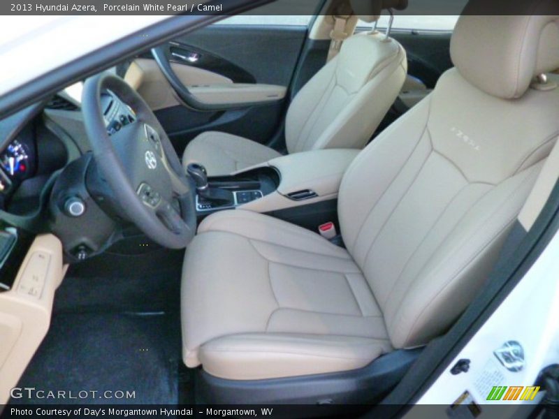 Porcelain White Pearl / Camel 2013 Hyundai Azera