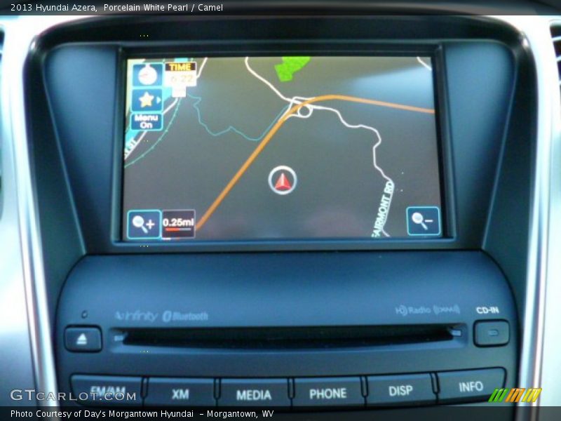 Porcelain White Pearl / Camel 2013 Hyundai Azera