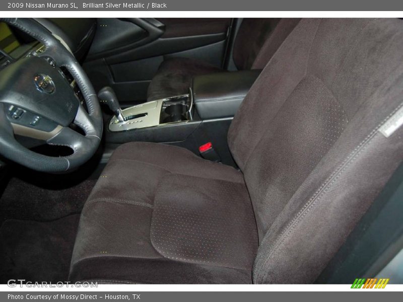 Brilliant Silver Metallic / Black 2009 Nissan Murano SL