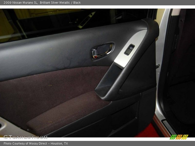 Brilliant Silver Metallic / Black 2009 Nissan Murano SL
