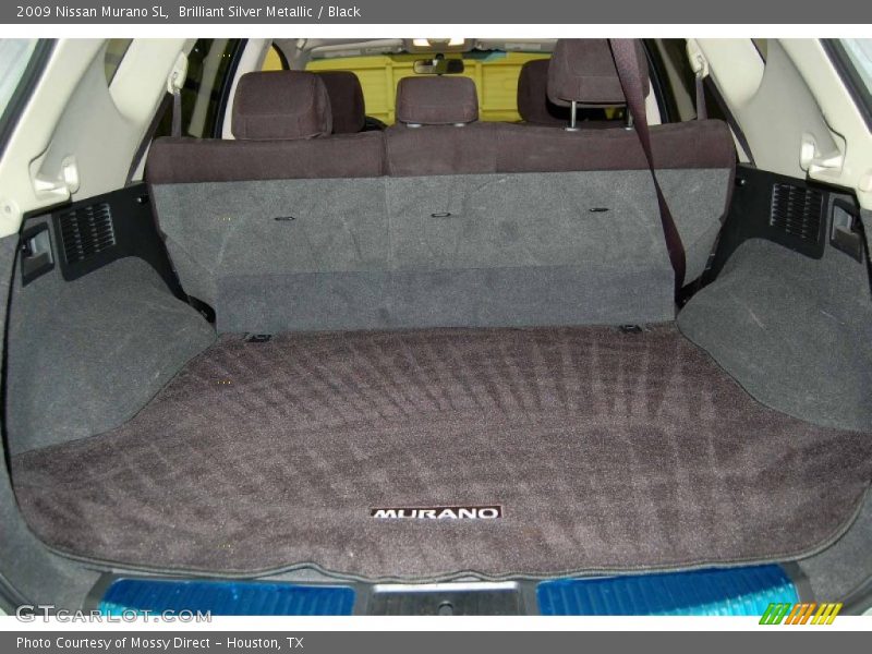 Brilliant Silver Metallic / Black 2009 Nissan Murano SL