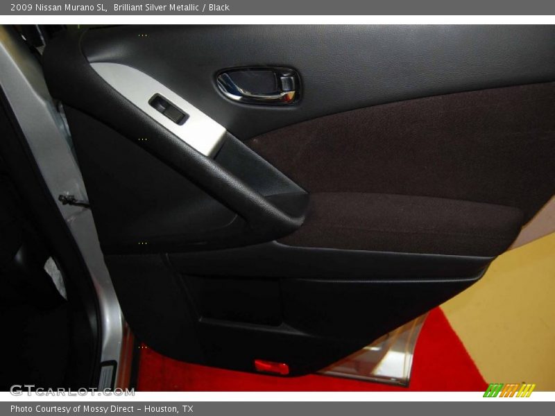 Brilliant Silver Metallic / Black 2009 Nissan Murano SL
