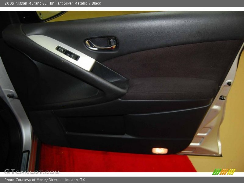 Brilliant Silver Metallic / Black 2009 Nissan Murano SL