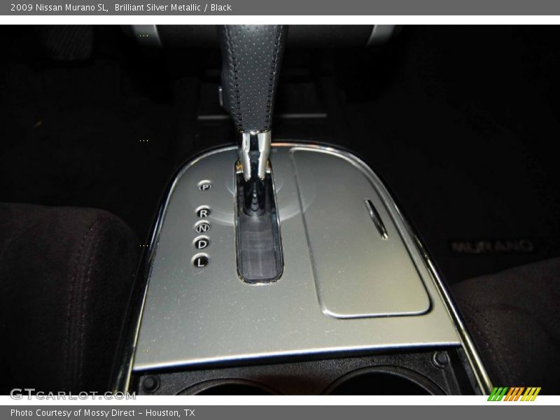Brilliant Silver Metallic / Black 2009 Nissan Murano SL