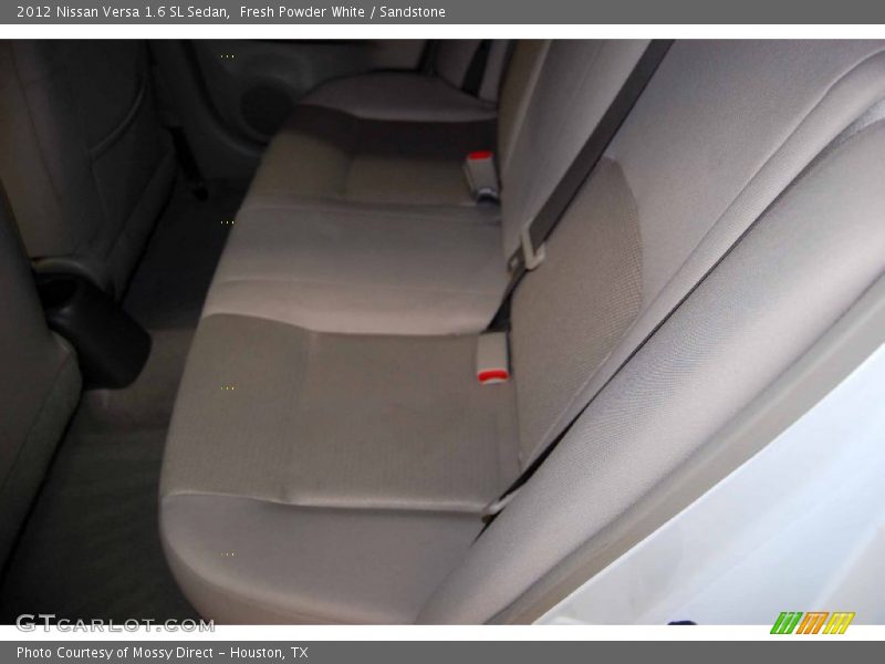 Fresh Powder White / Sandstone 2012 Nissan Versa 1.6 SL Sedan
