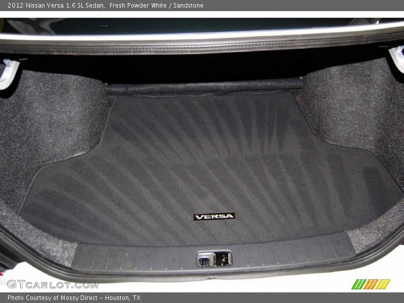 Fresh Powder White / Sandstone 2012 Nissan Versa 1.6 SL Sedan