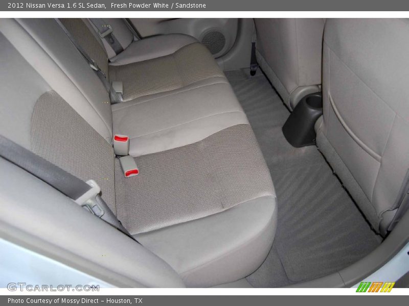 Fresh Powder White / Sandstone 2012 Nissan Versa 1.6 SL Sedan