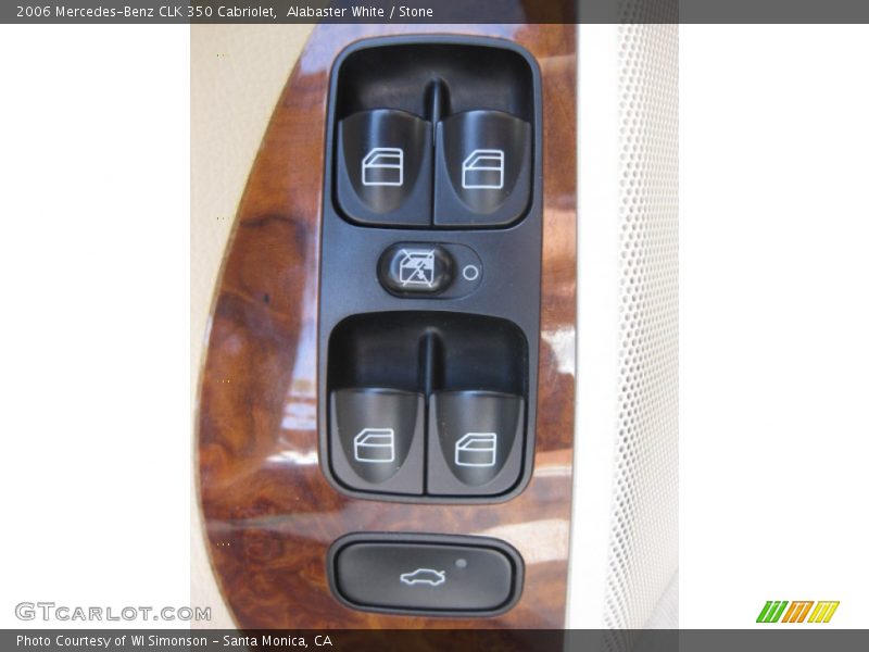 Alabaster White / Stone 2006 Mercedes-Benz CLK 350 Cabriolet