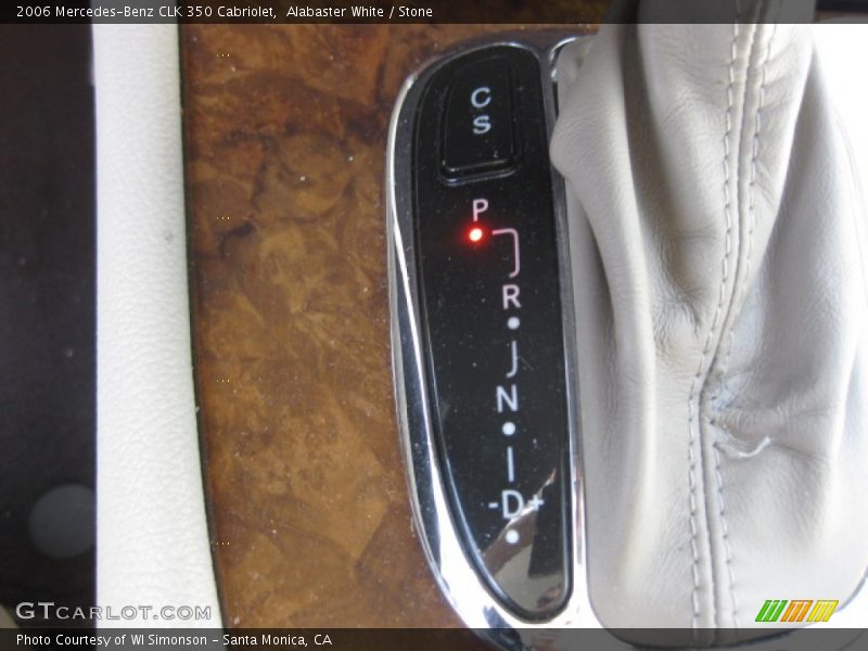 Alabaster White / Stone 2006 Mercedes-Benz CLK 350 Cabriolet