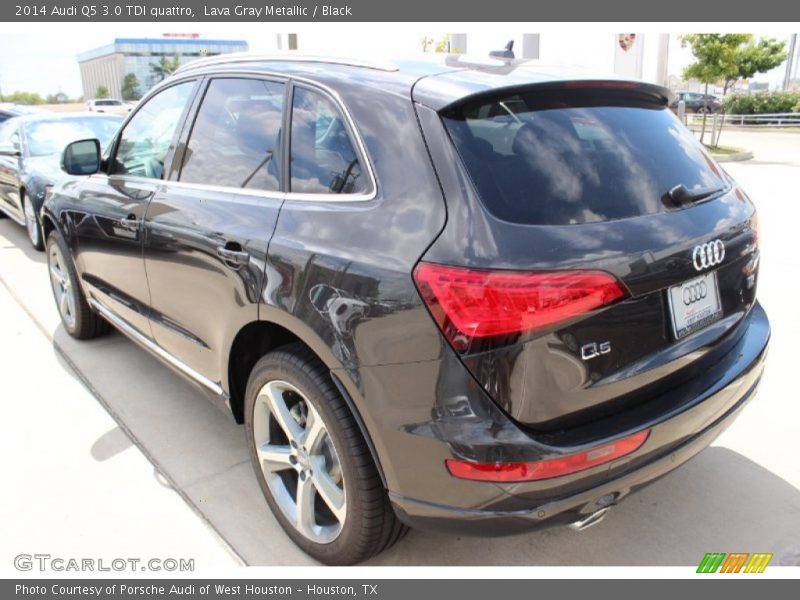 Lava Gray Metallic / Black 2014 Audi Q5 3.0 TDI quattro