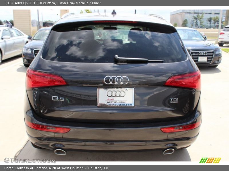 Lava Gray Metallic / Black 2014 Audi Q5 3.0 TDI quattro