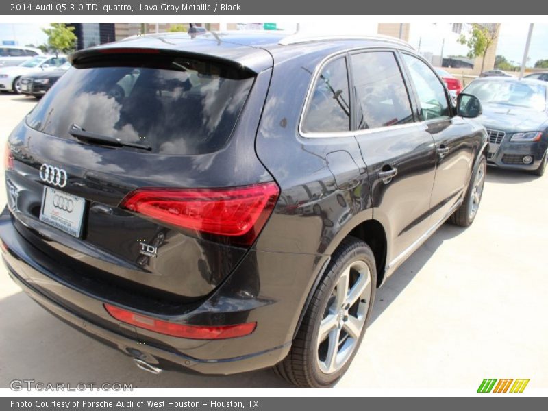 Lava Gray Metallic / Black 2014 Audi Q5 3.0 TDI quattro