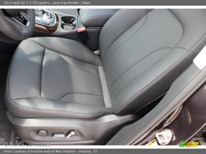 Lava Gray Metallic / Black 2014 Audi Q5 3.0 TDI quattro