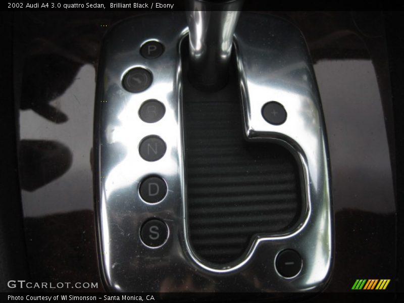 Brilliant Black / Ebony 2002 Audi A4 3.0 quattro Sedan