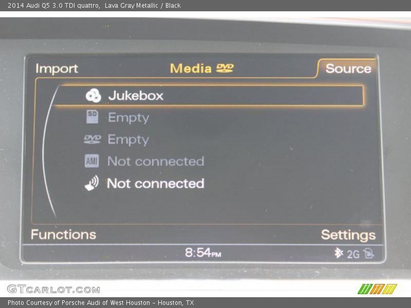 Lava Gray Metallic / Black 2014 Audi Q5 3.0 TDI quattro