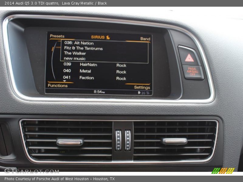 Lava Gray Metallic / Black 2014 Audi Q5 3.0 TDI quattro