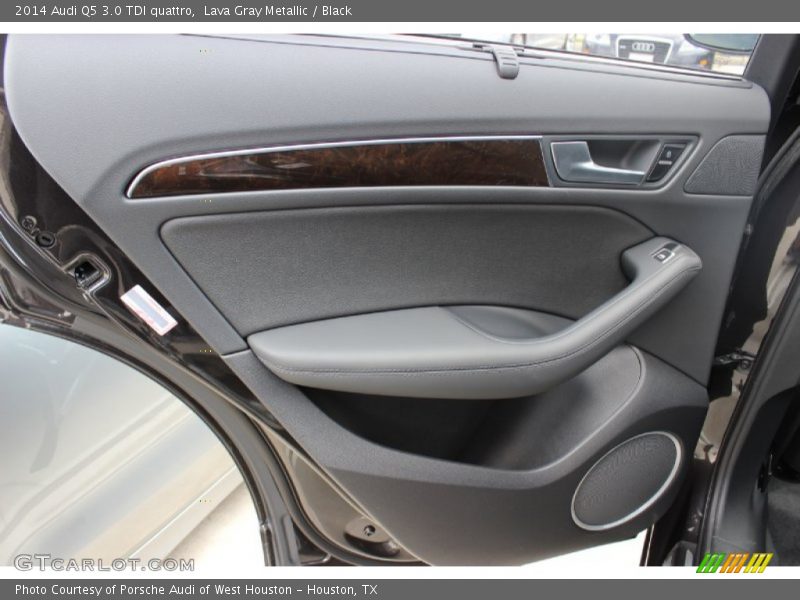 Lava Gray Metallic / Black 2014 Audi Q5 3.0 TDI quattro