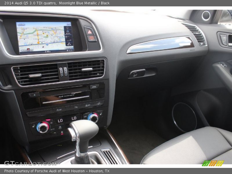 Moonlight Blue Metallic / Black 2014 Audi Q5 3.0 TDI quattro